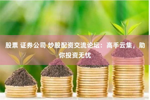 股票 证券公司 炒股配资交流论坛：高手云集，助你投资无忧