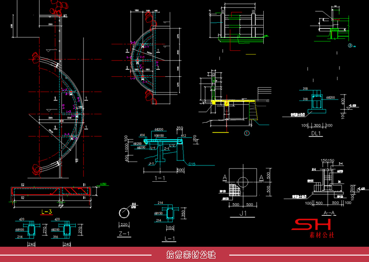 园林古建古塔塔楼宝塔寺庙佛塔建筑设计CAD施工大样详图素材素材 第4张