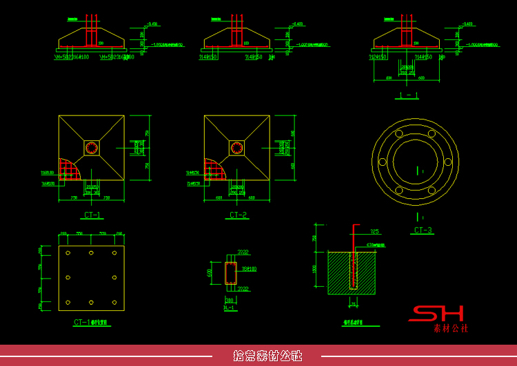 园林古建古塔塔楼宝塔寺庙佛塔建筑设计CAD施工大样详图素材素材 第8张