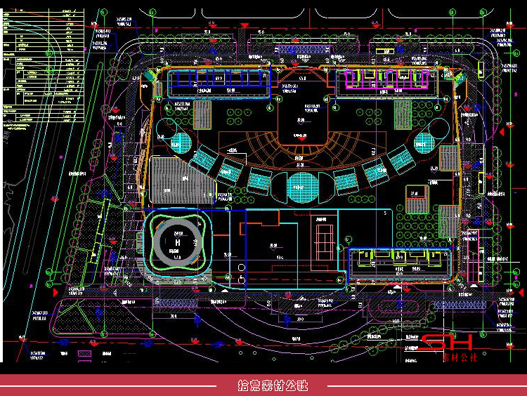 超高层商业办公写字综合企业总部大楼核心筒建筑设计CAD施工详图 第20张