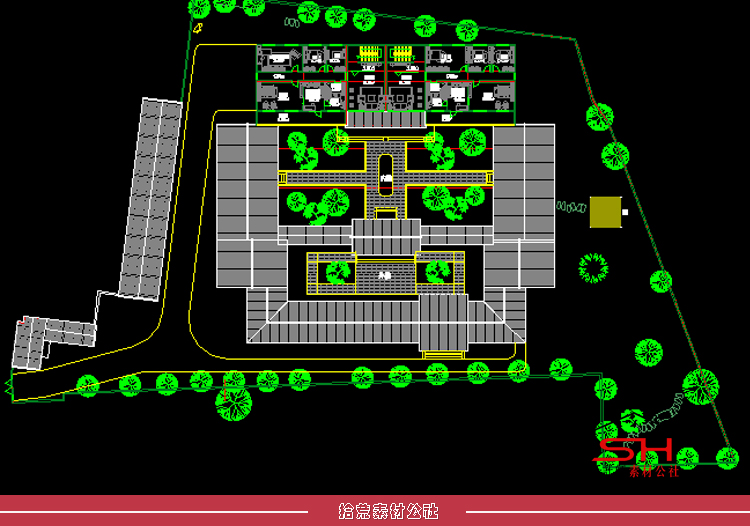 古典传统老北京中式四合院别墅庭院住宅建筑设计CAD施工平面图纸 第20张