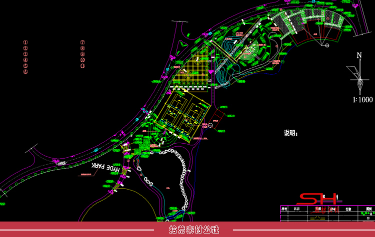 旅游区农业生态园农家乐度假村景观绿地规划CAD总平面图设计素材 第8张