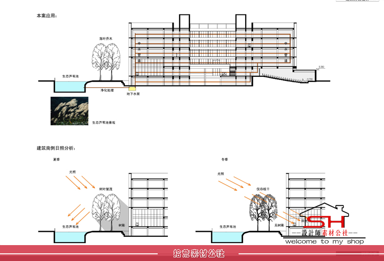 城市学校图书馆档案室建筑设计方案文本效果图CAD施工图纸SU模型 第11张