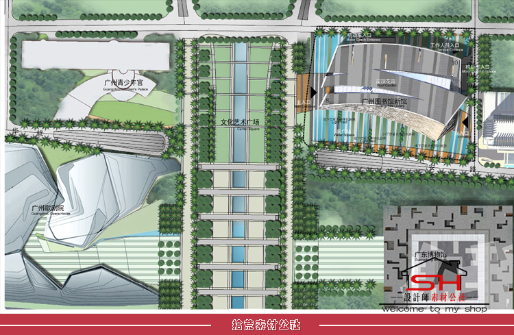 城市学校图书馆档案室建筑设计方案文本效果图CAD施工图纸SU模型 第13张