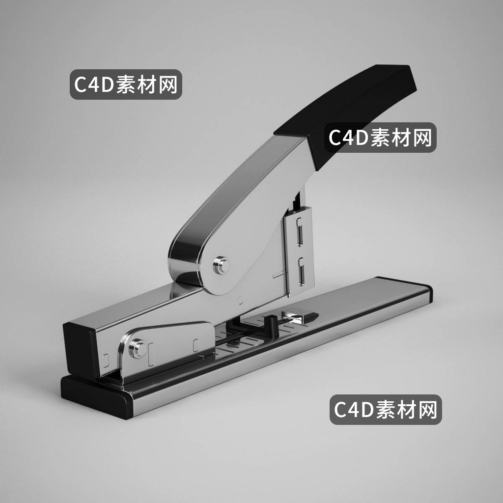 办公用品订书机办公室工具高精度C4D模型3D素材材质贴图MD762图片