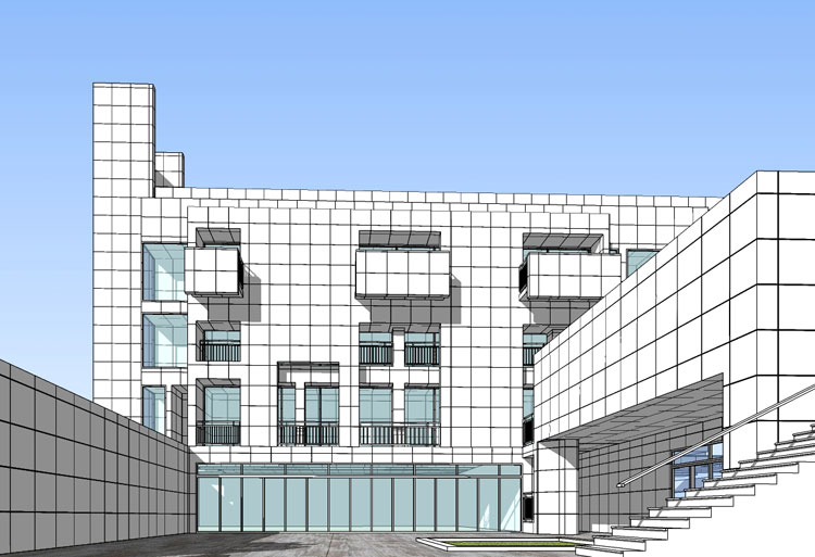 教堂古堡城堡 SU模型 西方欧式古建塔楼酒堡sketchup建筑设计素材 第35张