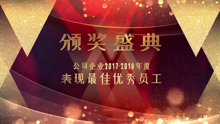 颁奖盛典人物介绍A 优秀员工 先进人物照片表彰颁奖视频 AE模板 第5张