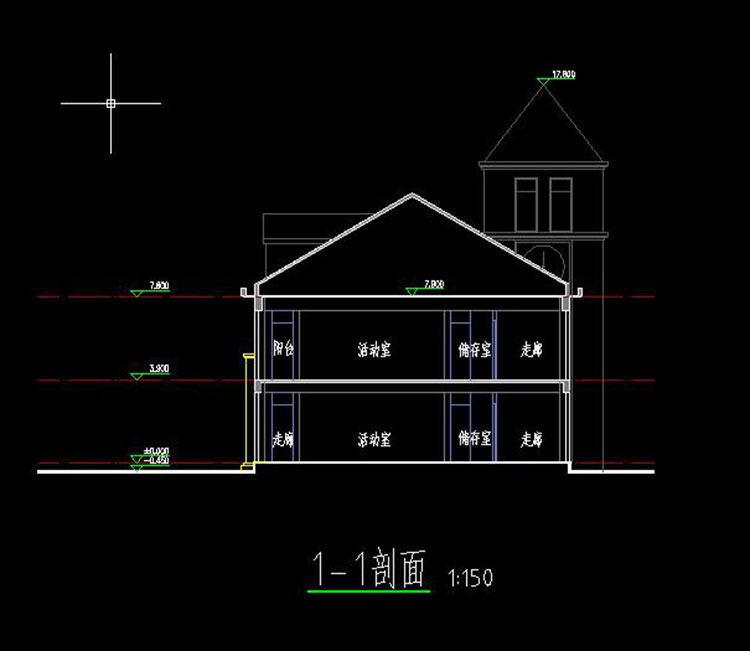 幼儿园su模型新中式欧式现代建筑3dmax施工图cad图纸效果图设计 第14张