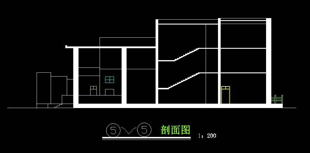 社区文化休闲娱乐活动中心建筑设计大学生活动中心SU模型cad平面 第6张