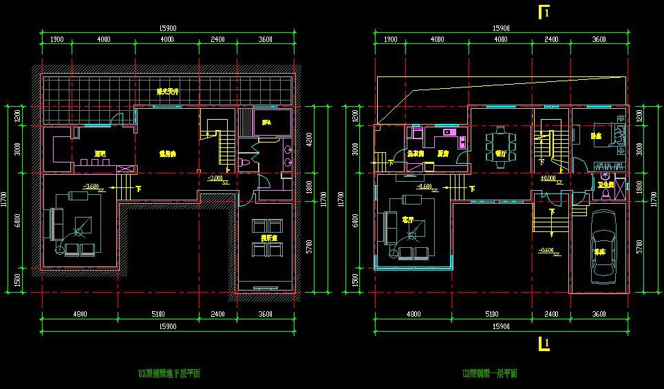 二层欧式小别墅全套乡村建筑设计SU模型CAD施工图纸效果图素材 第13张