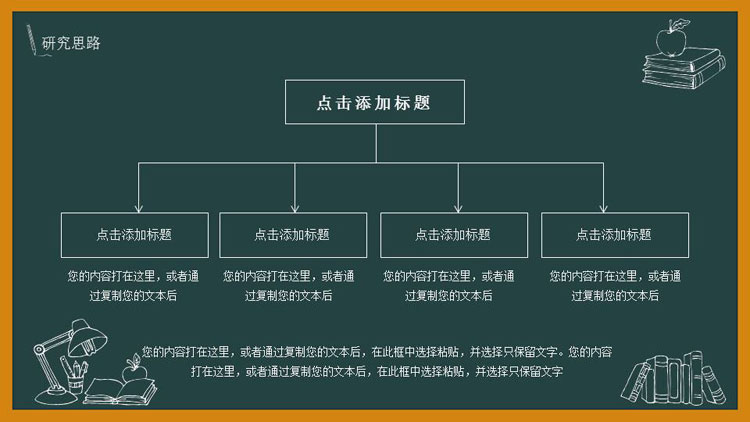 黑板报风开题报告毕业答辩报告大学通用PPT模板 第11张