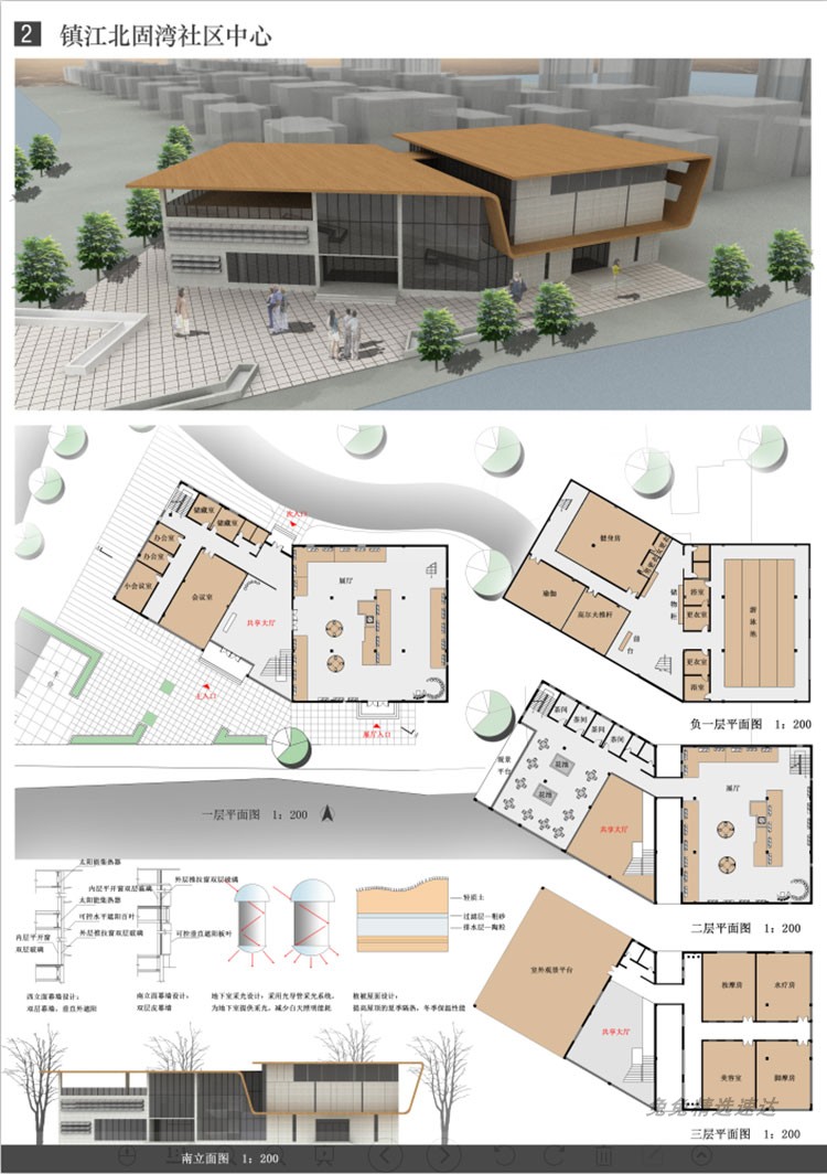 2019建筑设计a1排版psd毕业生作品ps展板模板A0 A1 PSD源文件素材 第10张