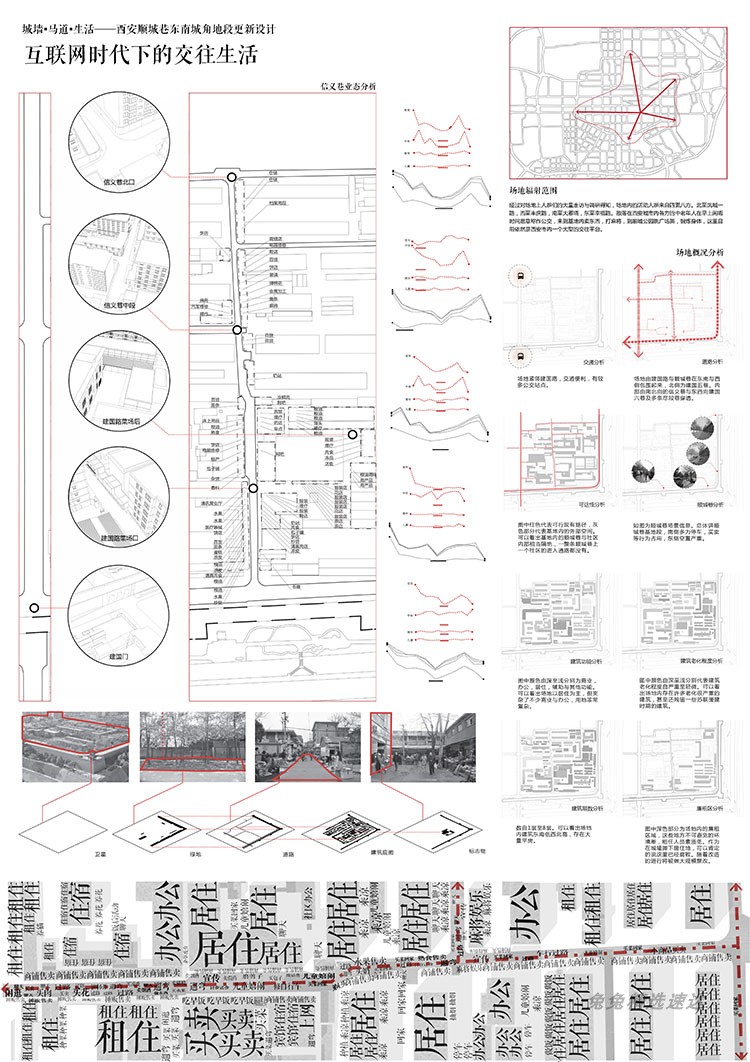 2019建筑设计a1排版psd毕业生作品ps展板模板A0 A1 PSD源文件素材 第33张