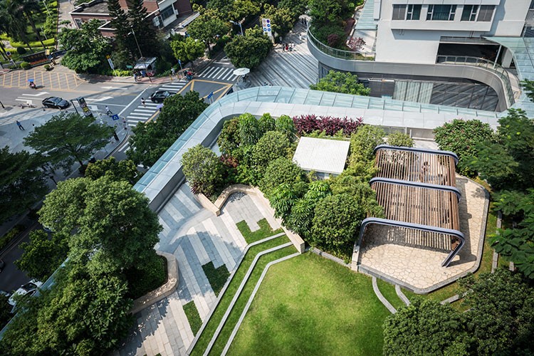 露台阳台装修设计效果图别墅屋顶空中花园院子景观庭院实景参考图 第5张