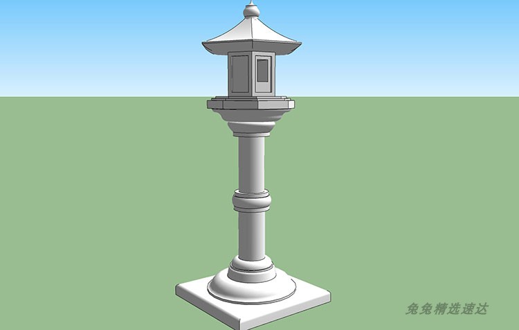 SU欧式罗马柱子门框组件模型素材SketchUp草图大师室内建筑构件3D 第12张