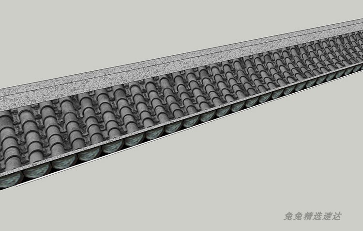 草图大师中式欧式现代门窗SU模型建筑构件古典庭院门雕花室内设计 第10张