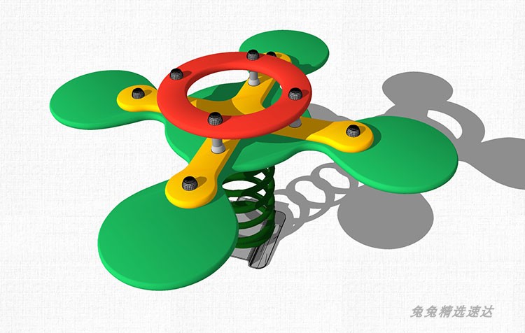 sketchup创意国外景观儿童游乐设施器械乐园运动SU草图大师模型 第8张