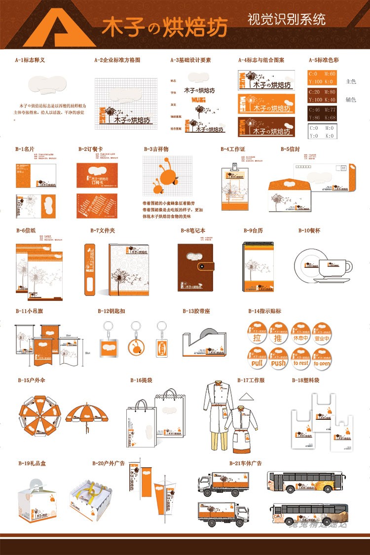 公司企业VI品牌LOGO全套手册毕业作品作业AI/PSD/CDR设计模板素材 第17张