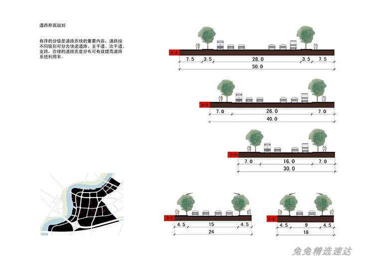 园林景观设计合集城市规划建筑分析画法技巧参考图 分析排版图 第14张