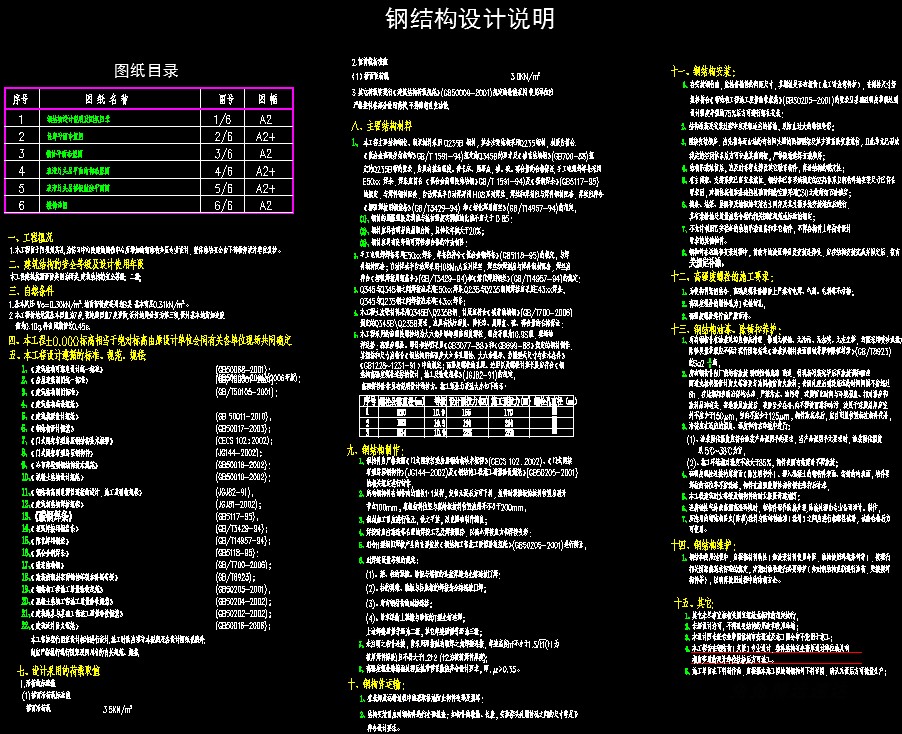 现代大型钢结构阁楼 楼梯cad施工图设计参考资料 第4张