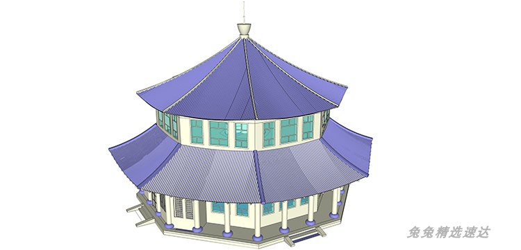 桥梁拱石桥木桥过街天桥SU模型市政钢架sketchup建筑景观设计素材 第10张