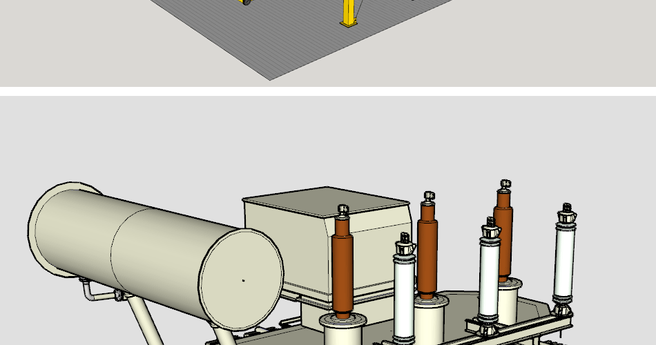 sketchup模型工业机械机器加工化工厂房设备工程车草图大师su模型 第35张