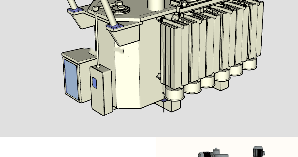 sketchup模型工业机械机器加工化工厂房设备工程车草图大师su模型 第36张