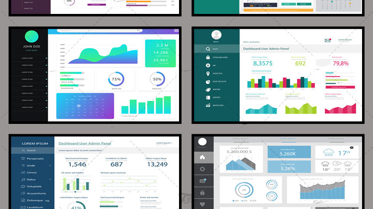 可视化大数据科技网页后台管理图表软件AI界面PSD模版素材源文件 第27张