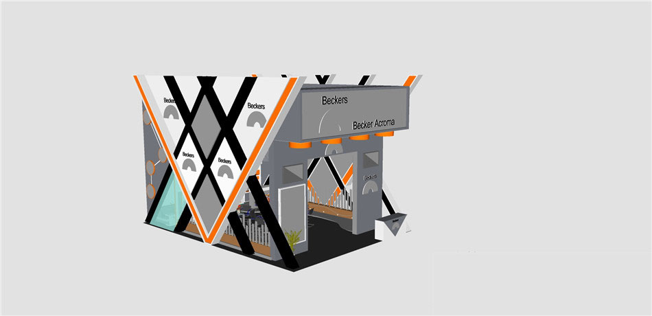 sketchup模型商业展览展厅设计效果图展馆特装搭建草图大师su模型 第29张