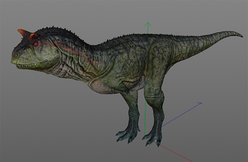 C4D恐龙世界生存游戏角色怪兽怪物探险3D模型设计素材 MX112 第4张