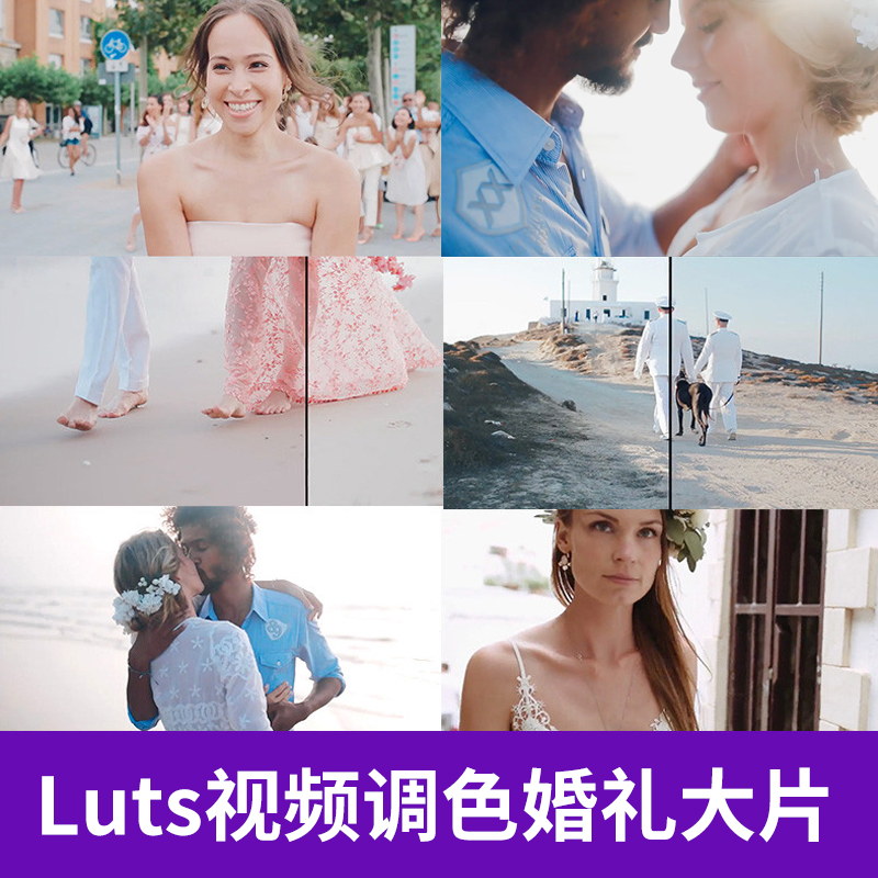 Luts视频调色欧美清新文艺时尚婚礼电影大片PS-AE-Pr-FCPX AE037图片