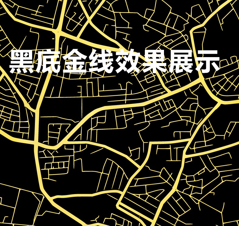 世界城市地图道路线路图PS矢量图黑白简约装饰画画芯高清素材图库 第4张