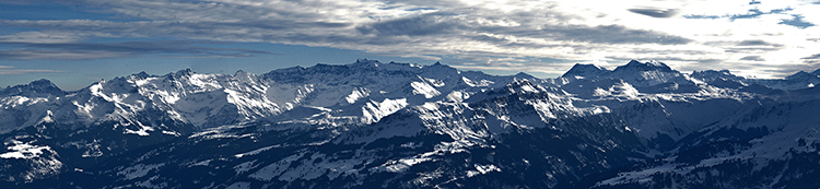 现代风景摄影全景图海洋森林雪山超宽床头装饰画画芯高清壁画素材 第11张