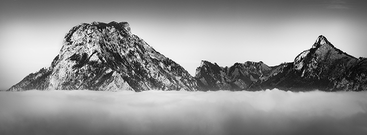 现代风景摄影全景图海洋森林雪山超宽床头装饰画画芯高清壁画素材 第17张