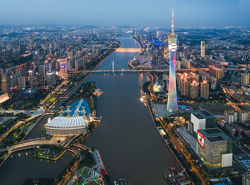 现代轻奢城市深圳上海香港夜景风景摄影图酒店装饰画高清素材图库 第6张