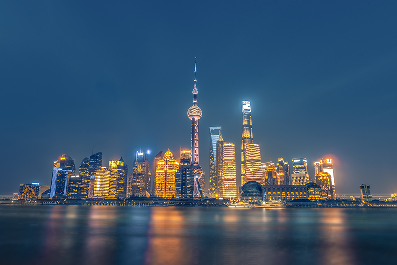 现代轻奢城市深圳上海香港夜景风景摄影图酒店装饰画高清素材图库 第65张