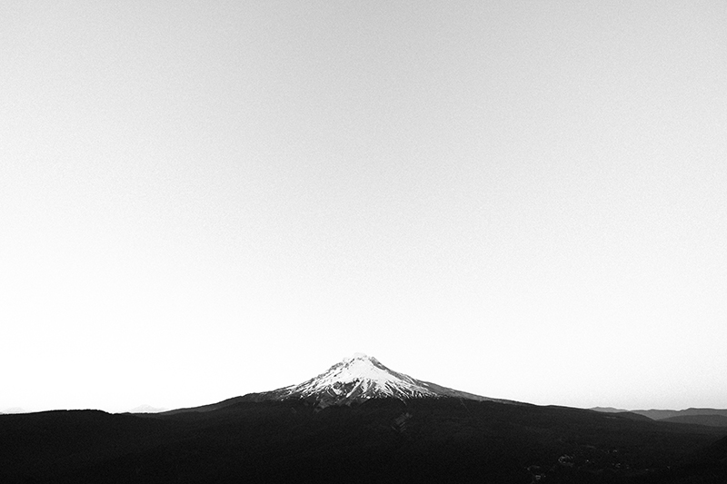 现代中式北欧风黑白灰工业风极简雪山山峰装饰画画芯高清素材图库 第4张